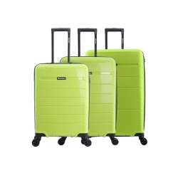Zestaw walizek DISCOVERY SKYWARD limonka - set